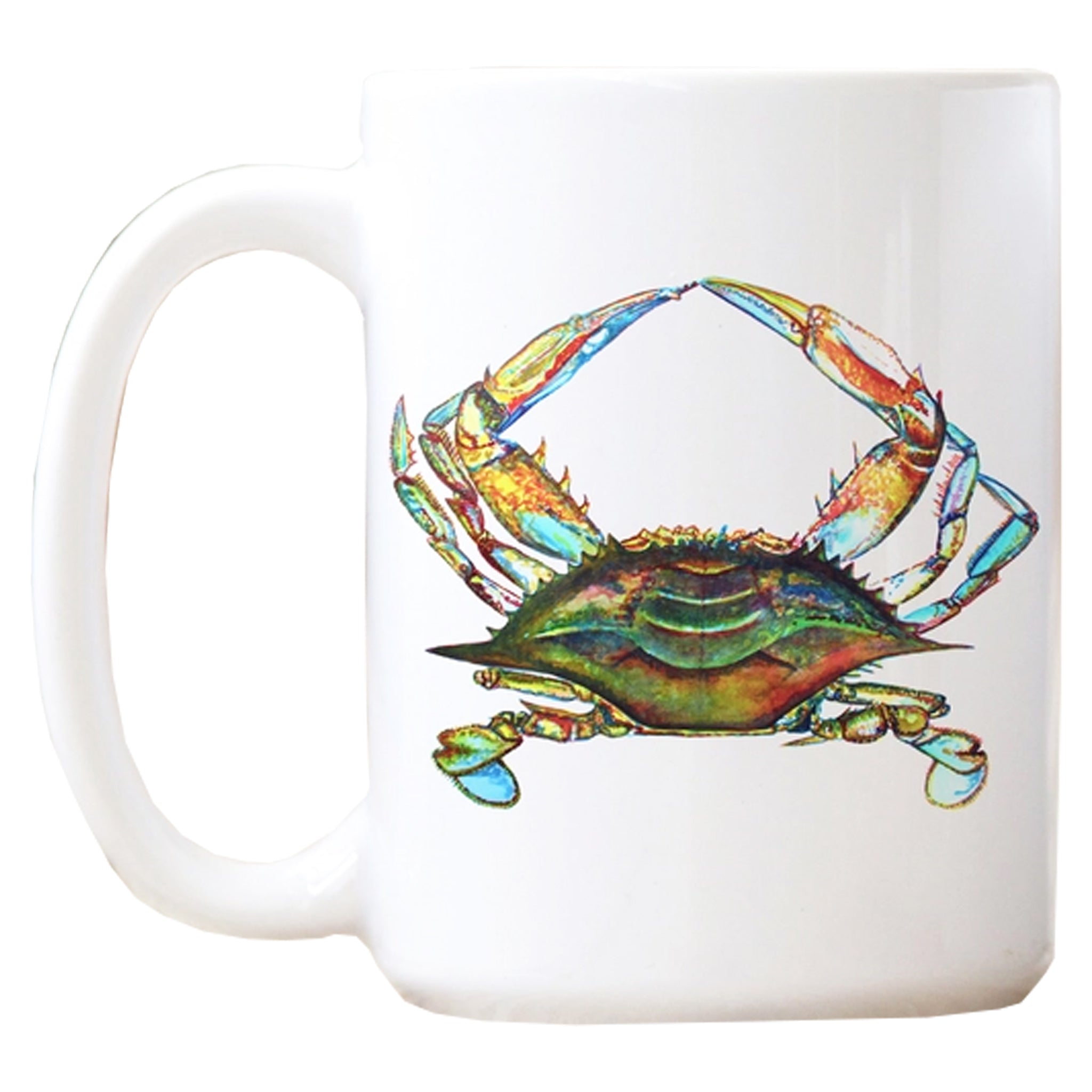Chesapeake Bay Blue Crab Watercolor Art - Print, Mug or Greeting Card ...
