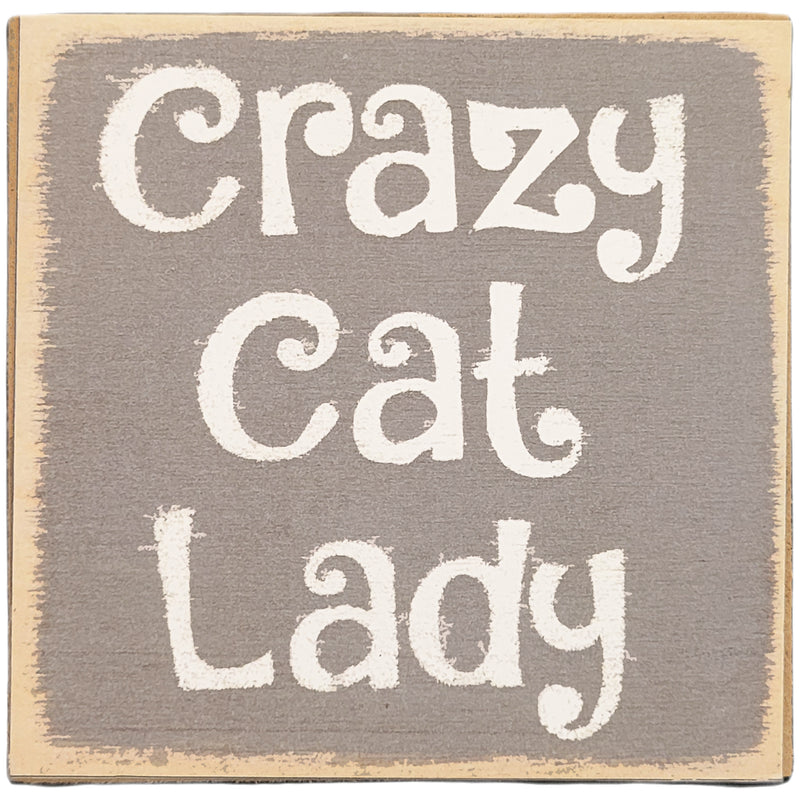 Print Block - Crazy Cat Lady