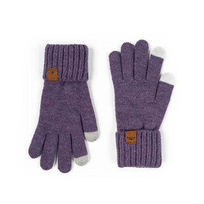 Britt's Knits Gloves Purple