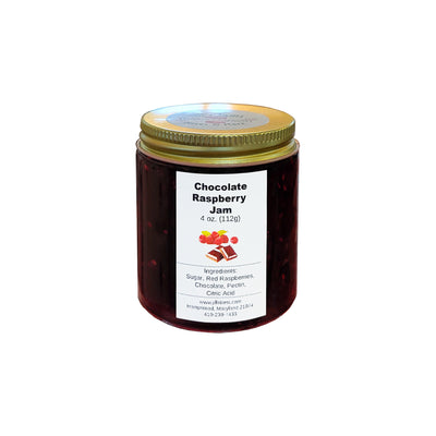 jill's mini chocolate raspberry jam