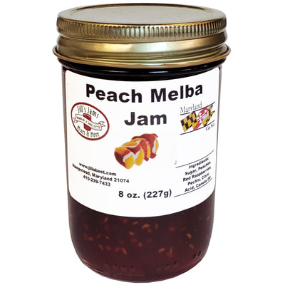 Jill's Peach Melba Jam