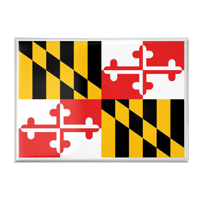 Maryland Flag Rectangular Refrigerator Magnet