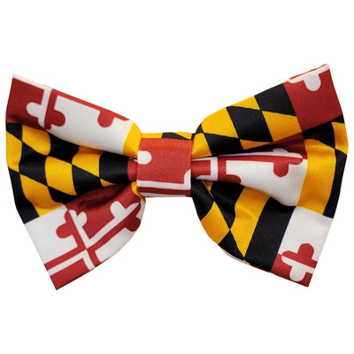 Maryland Flag Hair Bow Barrette