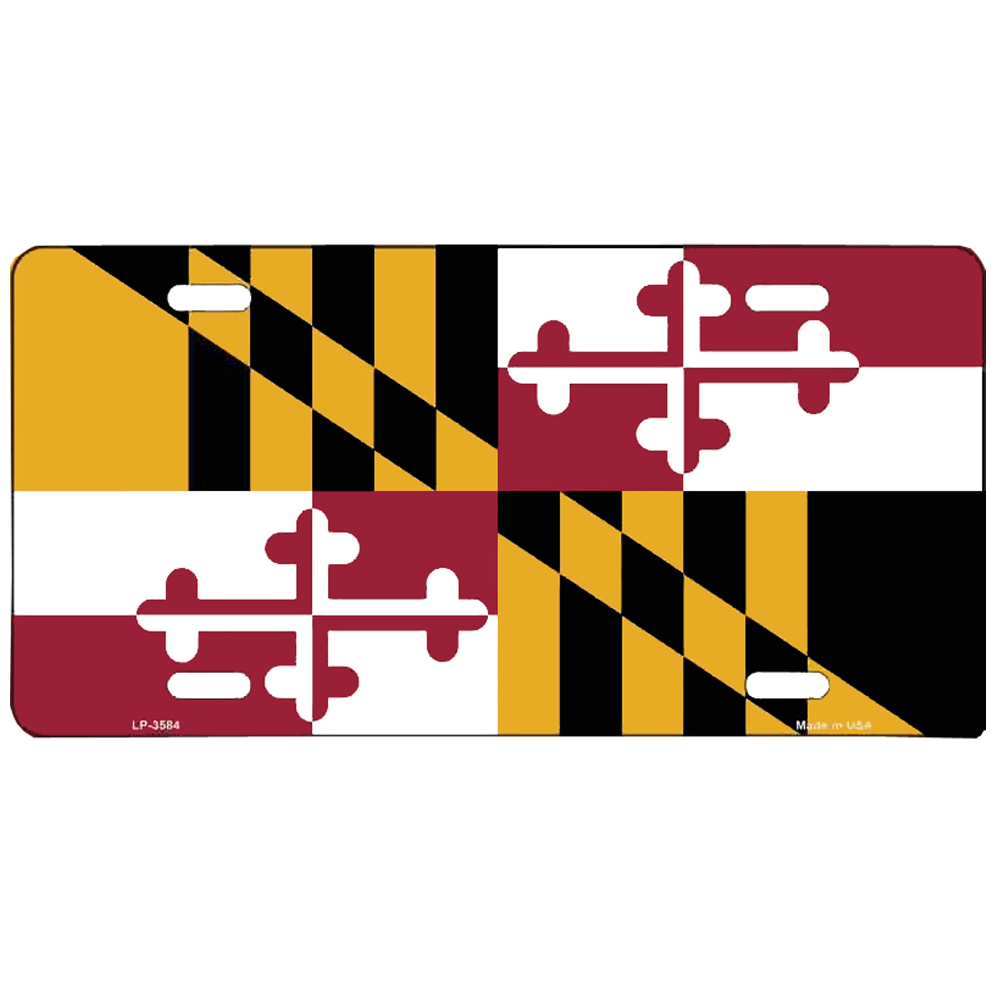 Maryland Flag License Plate – The Maryland Store