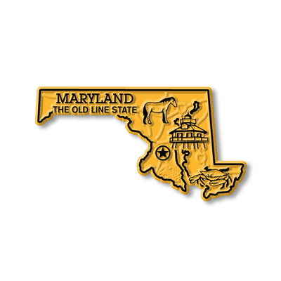 Maryland State Shaped Collectible Magnet