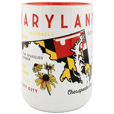 Maryland State Icons Collage Coffee Mug