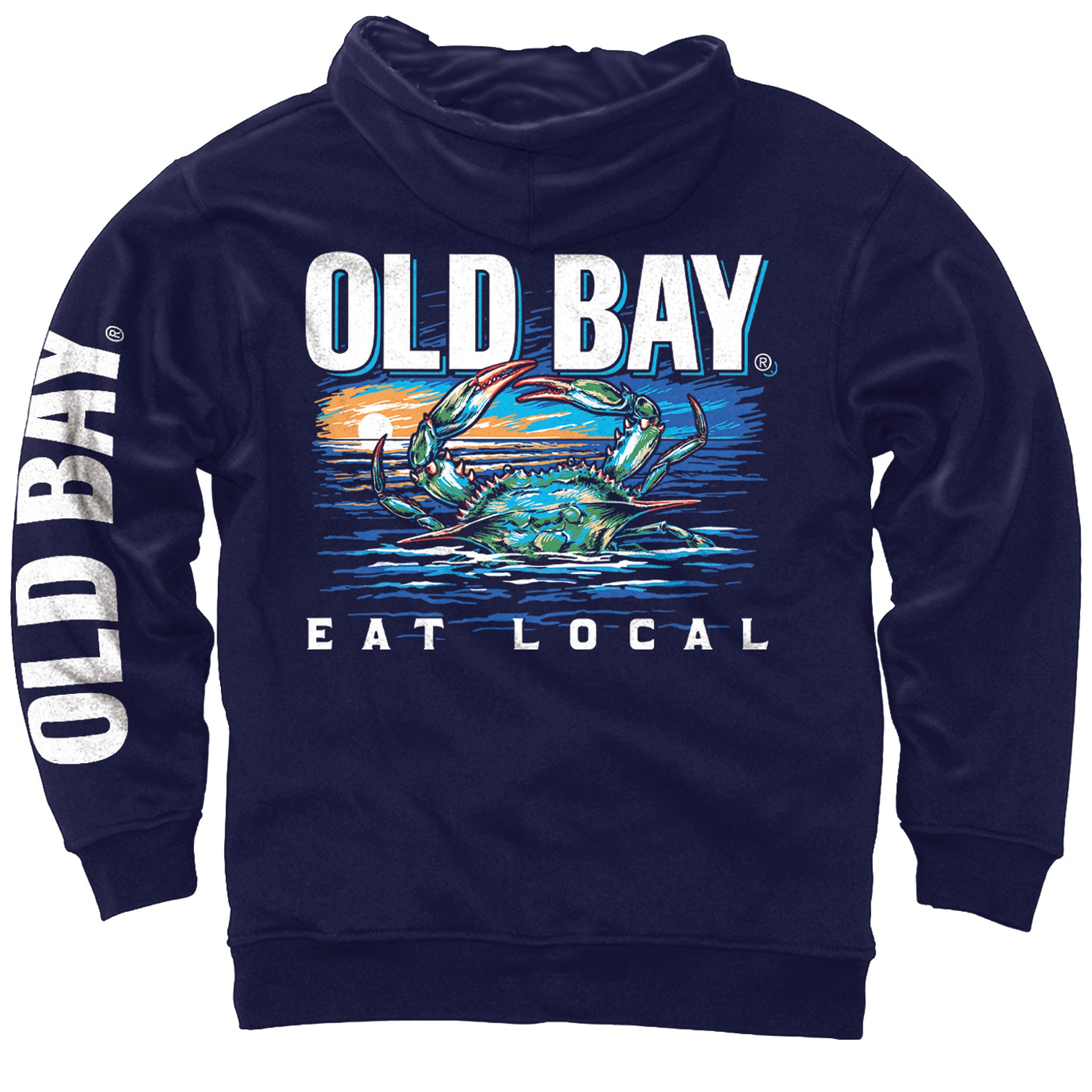 Old Bay Seasoning Eat Local Crab Hoodie Sweatshirt – The Maryland