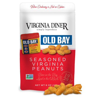 Old Bay Seasoned Peanuts 6oz. Stand Up Bag
