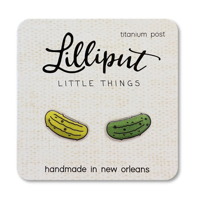 Pickle Lilliput Post Earrings