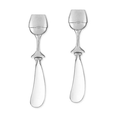 Cheese Spreaders Set of 2 Wine Glass