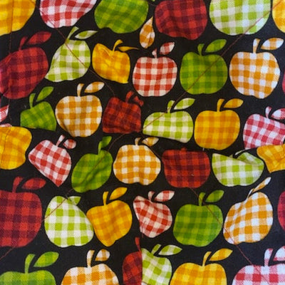 Gingham Apples Fabric Swatch