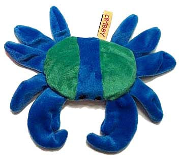 Blue Crab Bean Bag Toy
