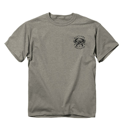 Chesapeake Bay Sunrise Crab T-Shirt Front