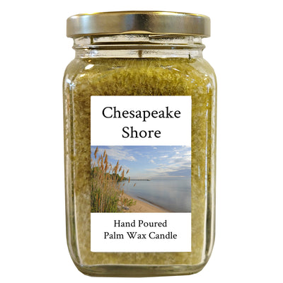 Chesapeake Shore Palm Wax Candle