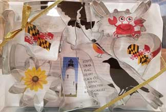 Maryland Symbols Cookie Cutter Set of 7 (boxed)