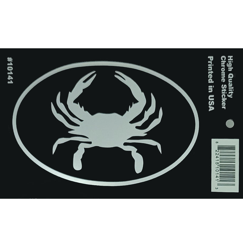 Crab Chrome (Reflective) Euro Sticker Sheet