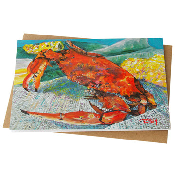 Cooked Crab Note Card