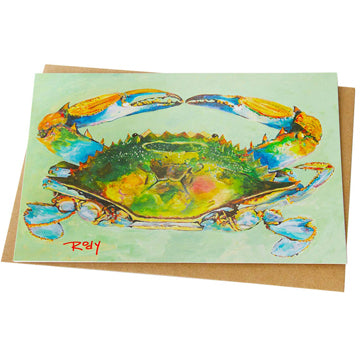 Nit Picker Crab Note Card