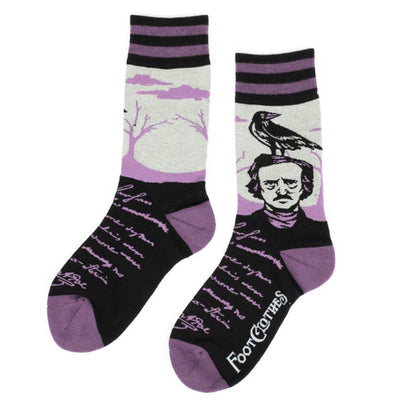 Edgar Allan Poe The Raven Socks