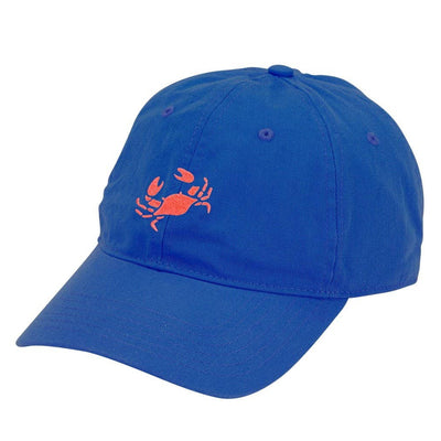 Embroidered Petite Crab Royal Blue Cap
