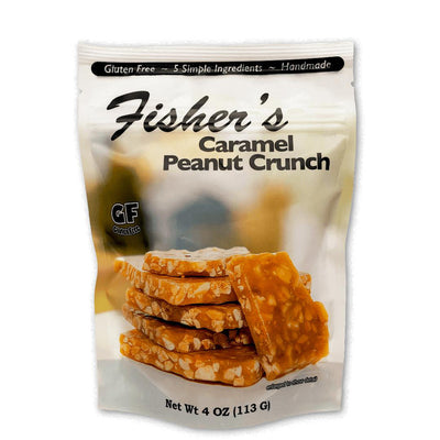 Fisher's Caramel Peanut Crunch Brittle