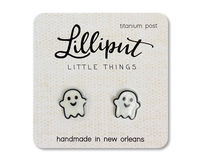 Cute Ghost Halloween Lilliput Earrings
