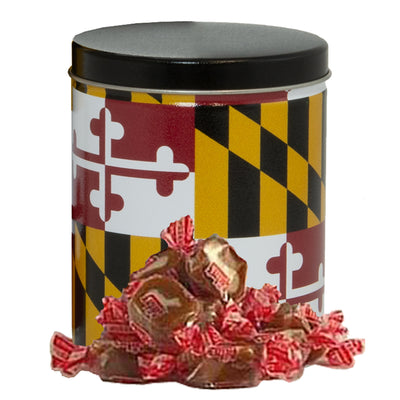 Goetze's Caramel Creams Maryland Flag Tin 1 lb.