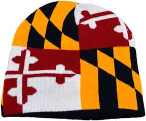 Maryland Flag Knit Hat