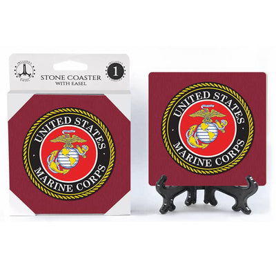 Marines Stone Coaster (Each)