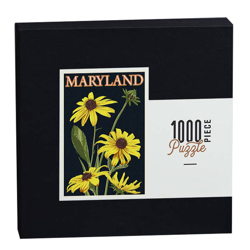 Black Eyed Susan Maryland 1,000 Piece Puzzle Box