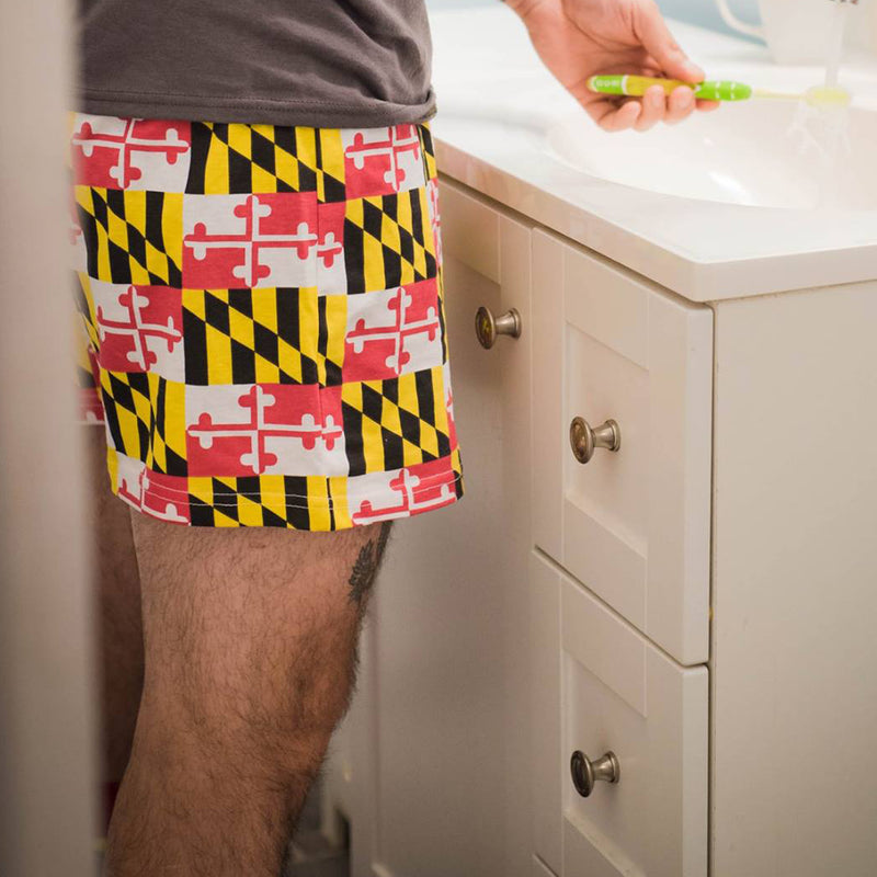 Maryland Flag Boxer Shorts Model