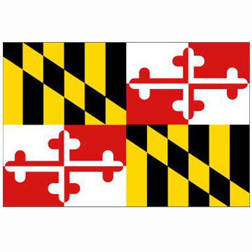 Maryland State Flag 3' x 5' Economical Polyester