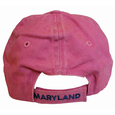 Maryland Old Line State Pink Baseball Hat Back