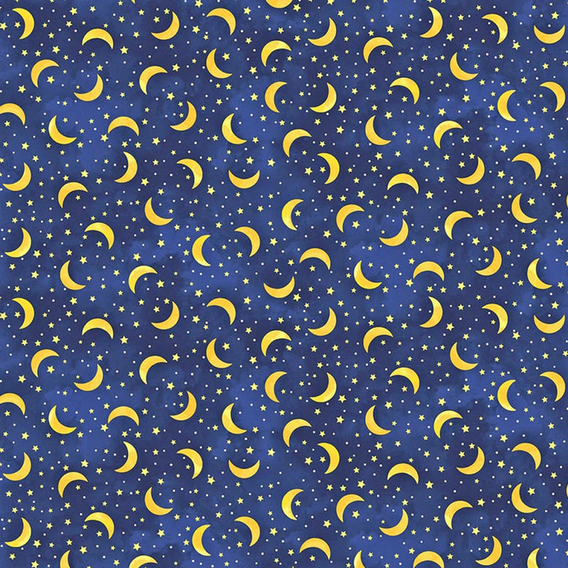 Moon & Stars Microwave Bowl Cozy Potholder Fabric Sample