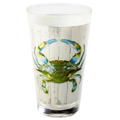 Natural Blue Crab Pint Glass (Tumbler)