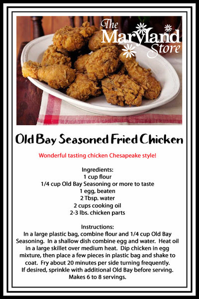 Old Bay Seasoned Fried Chicken Recipe from The Maryland Store