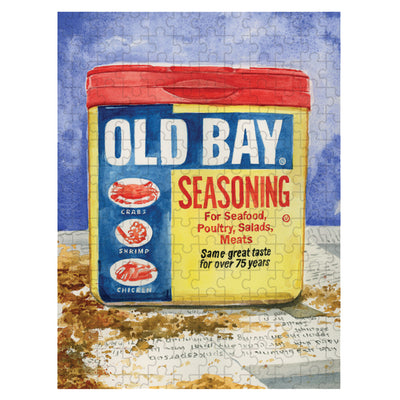 Old Bay Seasoning Can Puzzle - Watercolor