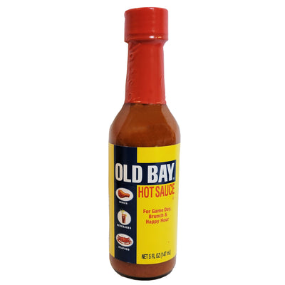 Old Bay Hot Sauce 5oz. glass bottle
