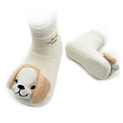Rattle Baby Socks - Puppy