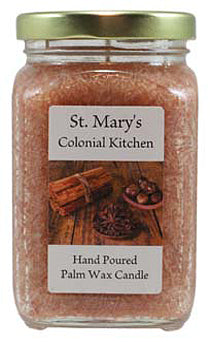 St. Mary's Colonial Kitchen Palm Wax Candle