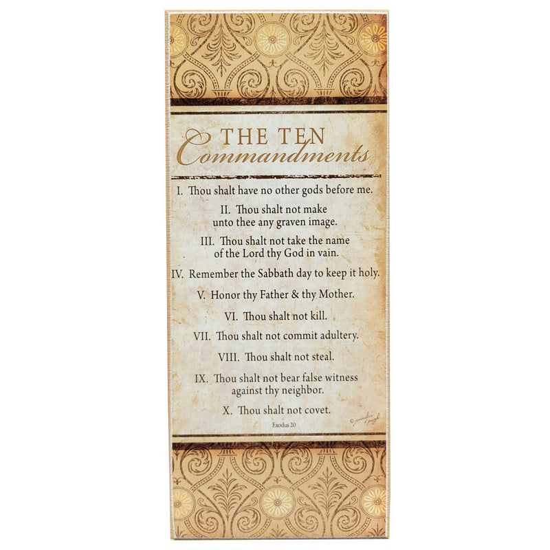 Print Block - The Ten Commandments