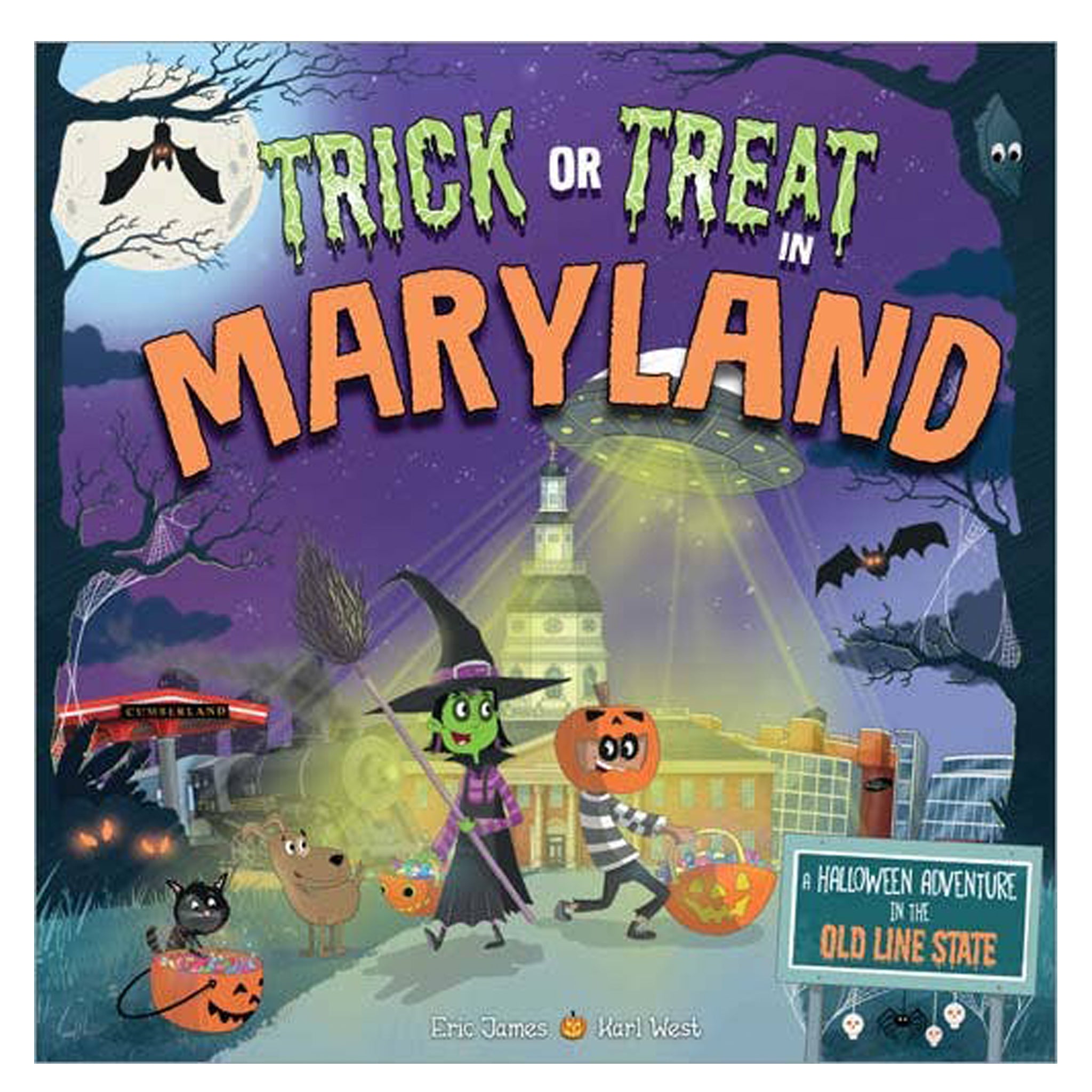 Trick Or Treat In Maryland Halloween Children's Book – The