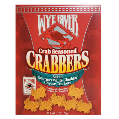Wye River Crabbers - White Cheddar Cheese Crackers 6oz.