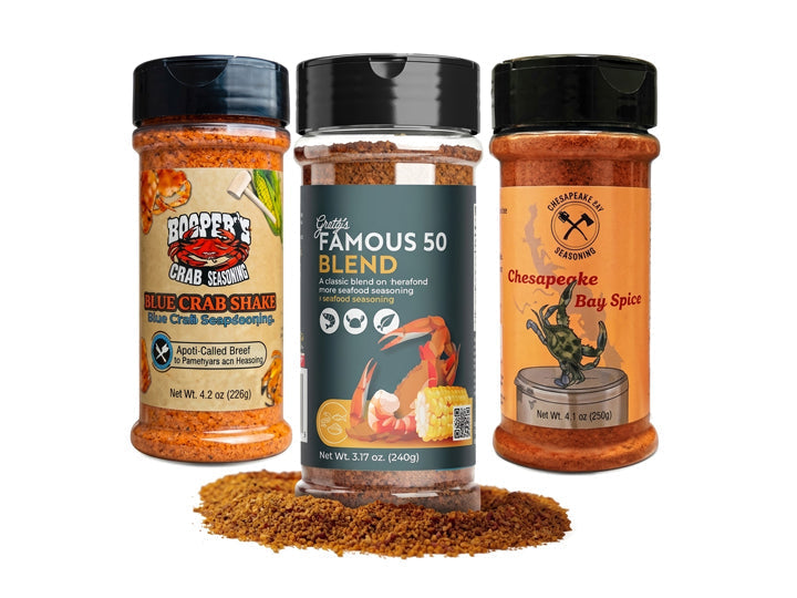 Maryland Seafood Seasonings available at The Maryland Store.