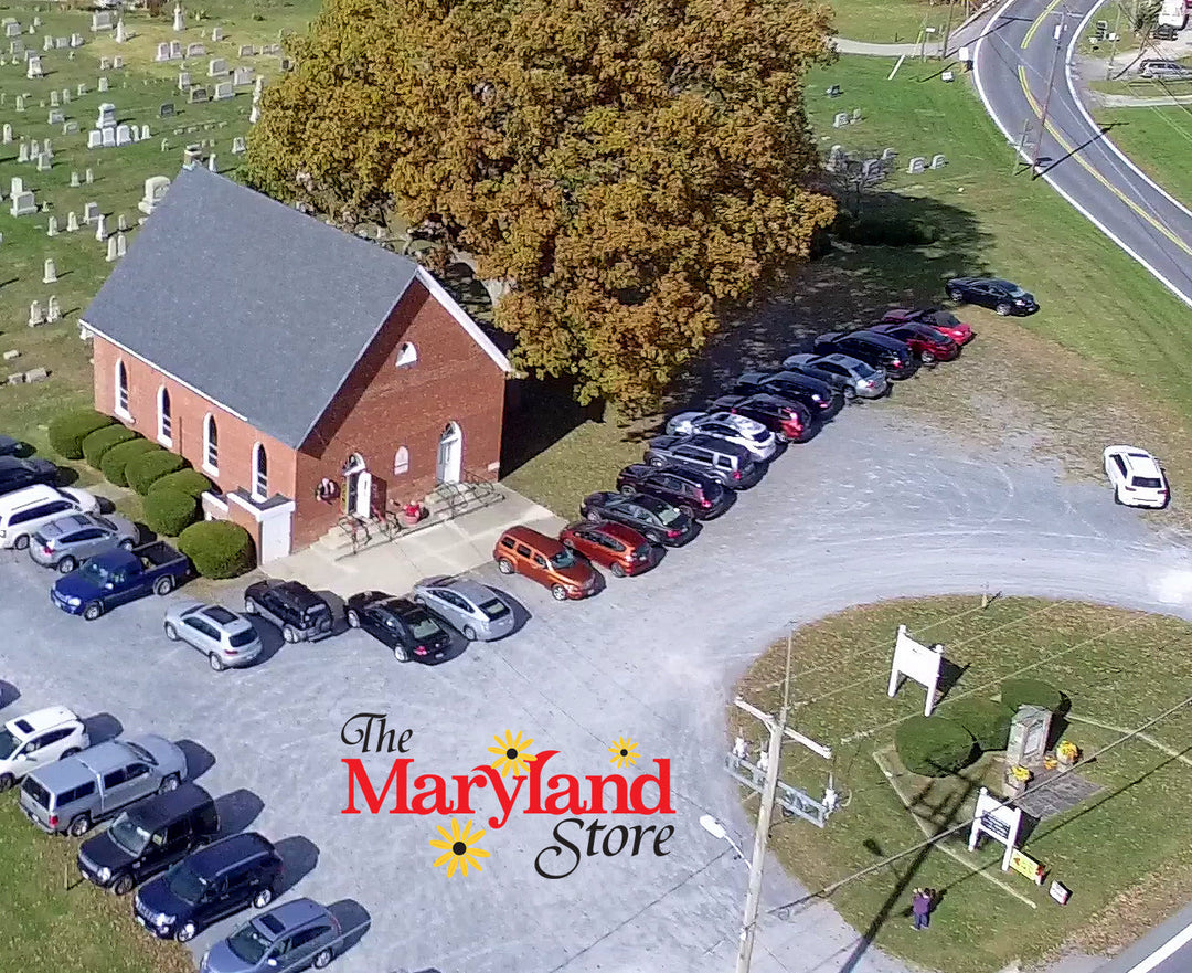 An aerial view of The Maryland Store in Westminster, Maryland.