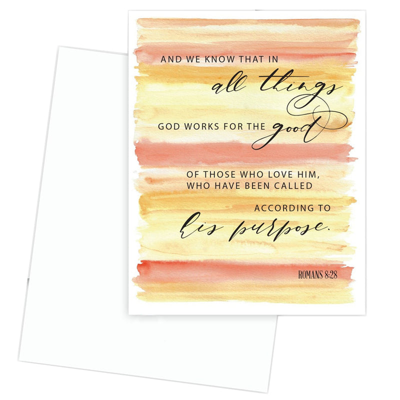 Bible Verse All Things Greeting Card
