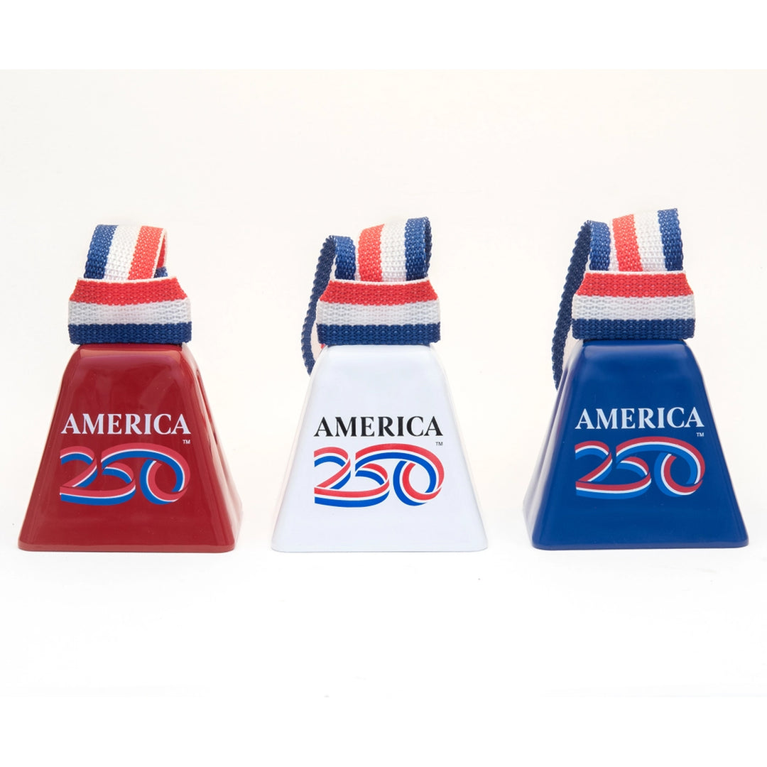 Three cowbells with &