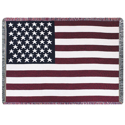 American Flag Throw Blanket