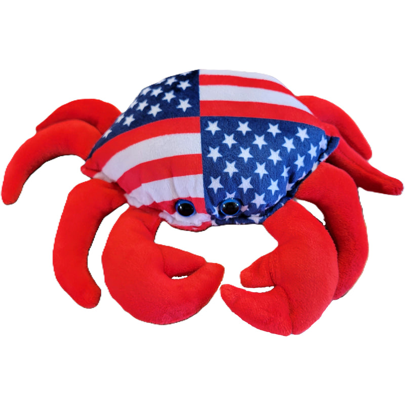 American Flag Crab Plush Toy
