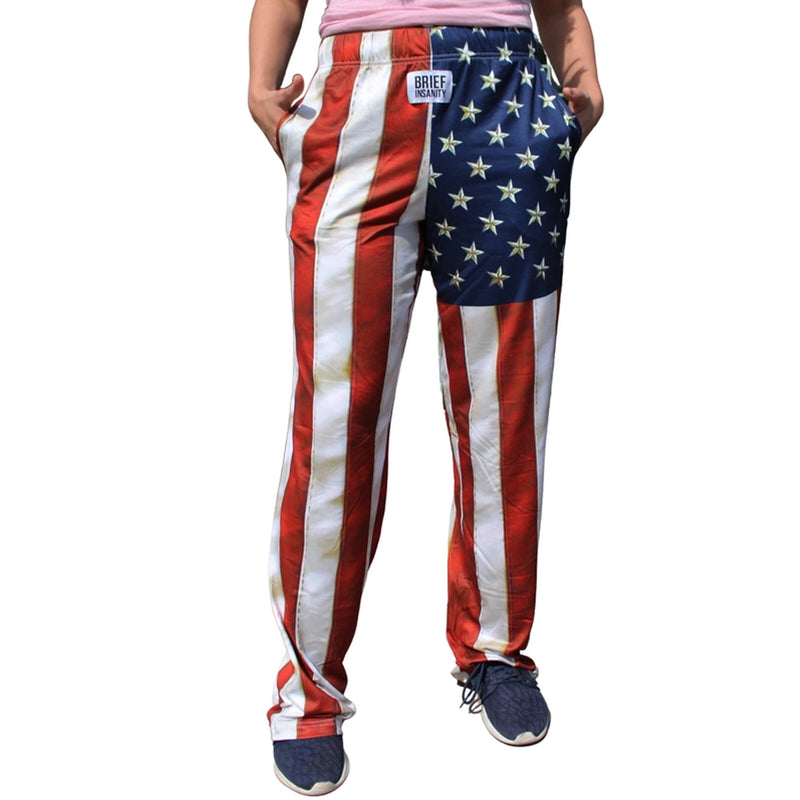 American Flag Silky Lounge Pants